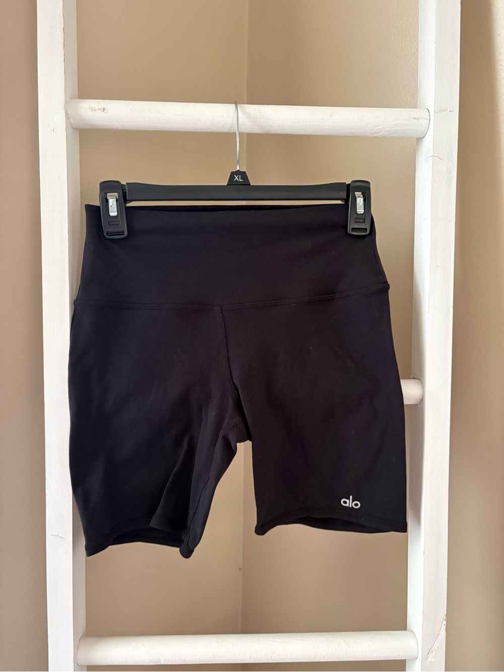 ALO Yoga Black High-Waist Bike Shorts